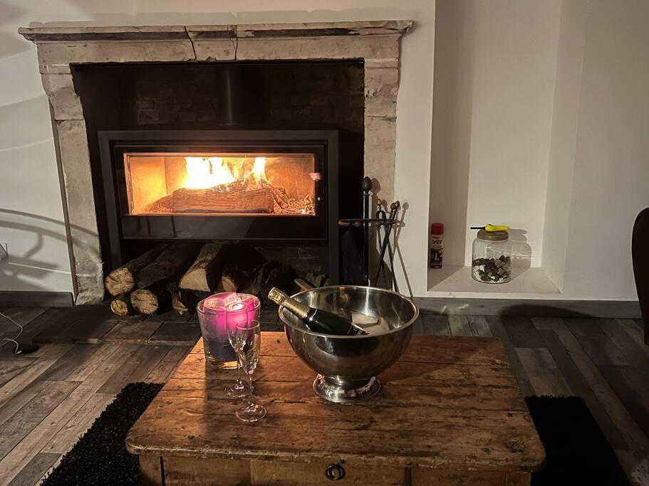 Cottage Cocooning Romantique Avec Jaccuzzi Prive Ancinnes Zewnętrze zdjęcie